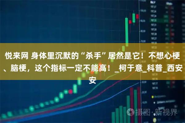 悦来网 身体里沉默的“杀手”居然是它！不想心梗、脑梗，这个指标一定不能高！_柯于意_科普_西安